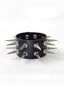 Gothic Double Row Rivet Bracelet
