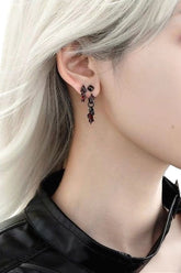 Stackable Dark Snake Earrings