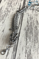 Dark Punk Bug Pattern Bracelet