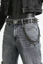 Street Punk Biker Ghost Head Waist Chain