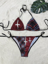Vintage Cross Punk Street Swimwear