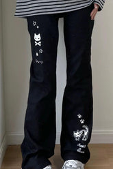 Cute Otaku Style Versatile Pants