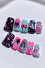 Y2K Punk Rhinestone Duckbill Press On Nails