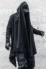 Punk Gothic Irregular Techwear Trench Coat