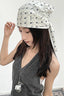 Linen Star Print Headscarf Hat