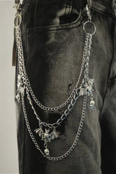 Bat Multi-Layer Metal Waist Chain