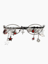 Gothic Rhinestone Pendant Glasses
