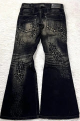 Y2K Gothic Low-Rise Flare Pants