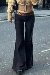 Gothic Punk Patchwork Cargo Street Pant