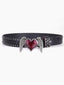Vintage Y2K Rock Heart Belt