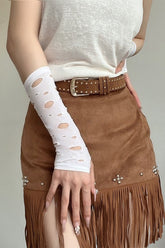 Sweet Cool Y2K Moon Girl Arm Gloves