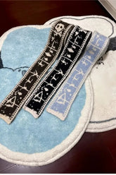 Harajuku Skull Print Knit Scarf