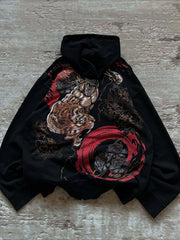 Tattoo Print Urban Streetwear Hoodie