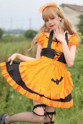 Vampire Bat Maid Cosplay Halloween Costume