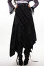 Dark Punk Heavy-Duty Paneled Denim Skirt