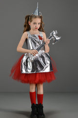 Tin Girl Dress Kid Halloween Costume