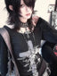 Vintage Punk Print Slim Long-sleeve Y2k Knit Top