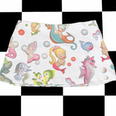 Y2K Clownfish Print Low-Waist Mini Skirt