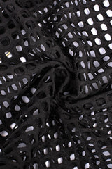 Slim Fit Star Mesh Hoodie