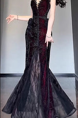 Halloween Gothic Style Dark Shawl Suspenders Tube Top Dress