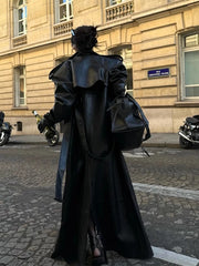 Chic Longline Trench Long Coat