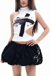 Y2K Punk Slim Sleeveless Tank Top