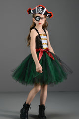 Pirate Girl Tutu Dress Kid Halloween Costume