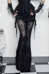 Gothic Lace Cargo Pant