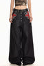 Flag Panel Button Front Pants