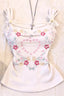 Y2K Vintage Slim Lace Floral Cami