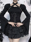 Gothic Strappy Off Shoulder Halter Blouse