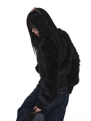 Soft Thick Pile Furry Jacket