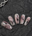 Y2K Pink Black Star Press On Nails