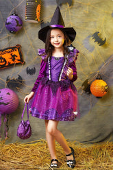Witch Princess Dress Kid Halloween Costume