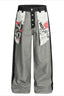 Graphic Panel Denim Pants