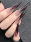 Dark Dried Rose Press On Nails