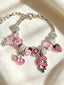 Y2K Strawberry Girl Beaded Bracelet
