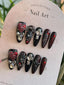 Gothic Dark Heart Press On Nails
