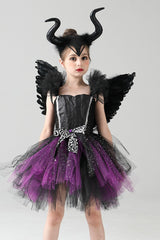 Maleficent Style Kid Halloween Costume