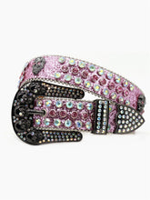Y2K Skull Rhinestone Belt