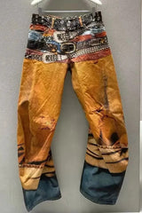 Vintage Washed High Street Pants