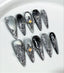 Metallic Mirror Punk Stiletto Press On Nails