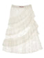 Y2K Retro Lace Tiered Ruffle Mini Skirt