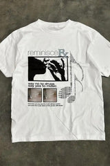 Trendy Harajuku Horror Print Short Sleeve T-shirt