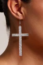 Gothic Exaggerated Full Diamond Earrings