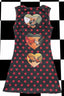 Polka Dot Vintage Slim Fit Sleeveless Mini Dress
