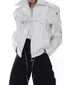 Oversized Faux Leather Jacket