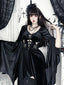 Dark Gothic Vampire Bride Long Sleeve Maxi Dress
