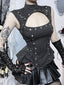 Retro Gothic Striped Tank Top