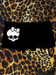 Edgy Punk Skull Print Gothic Shorts